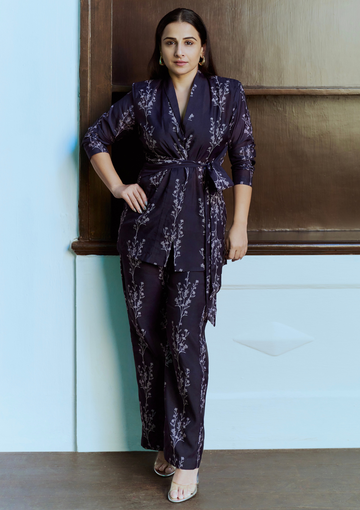 Vidya Balan in AsmIraBerry knotted blazer set