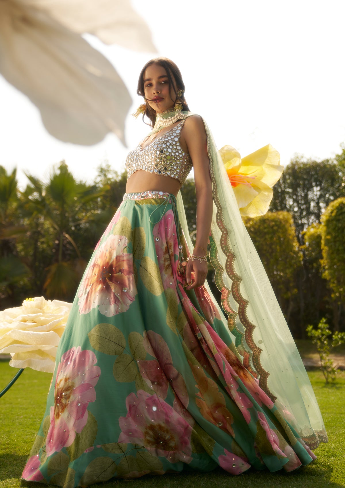 Suhani Mint Lehenga Set
