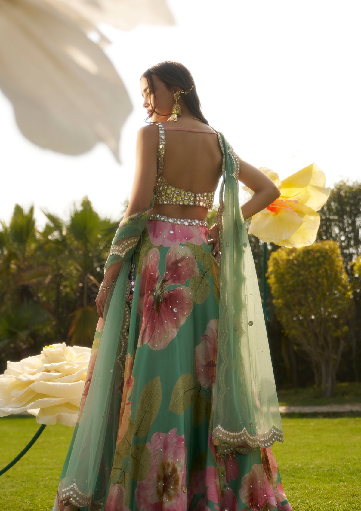 Suhani Mint Lehenga Set