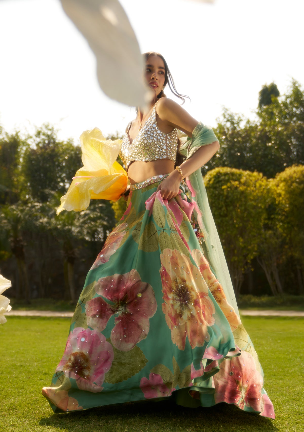 Suhani Mint Lehenga Set