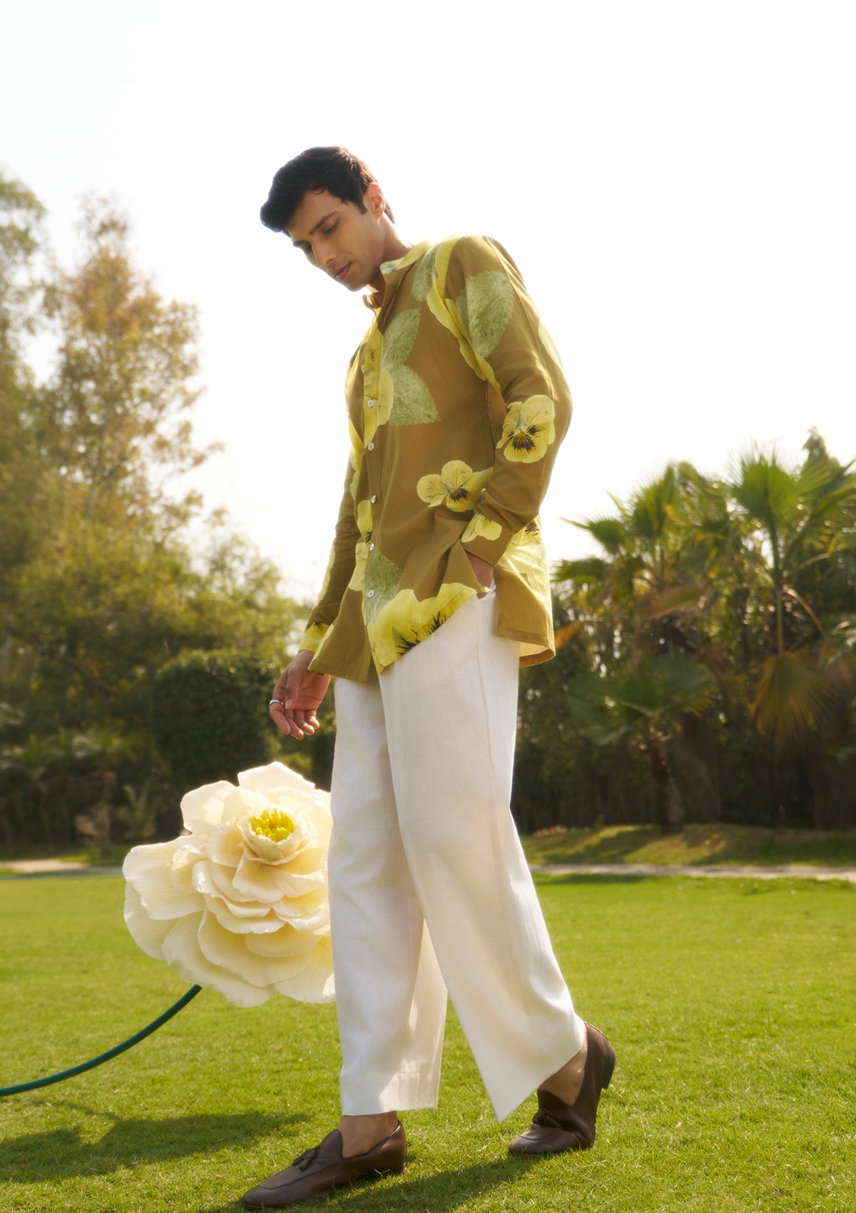 MIra Mocha Shirt Kurta Set