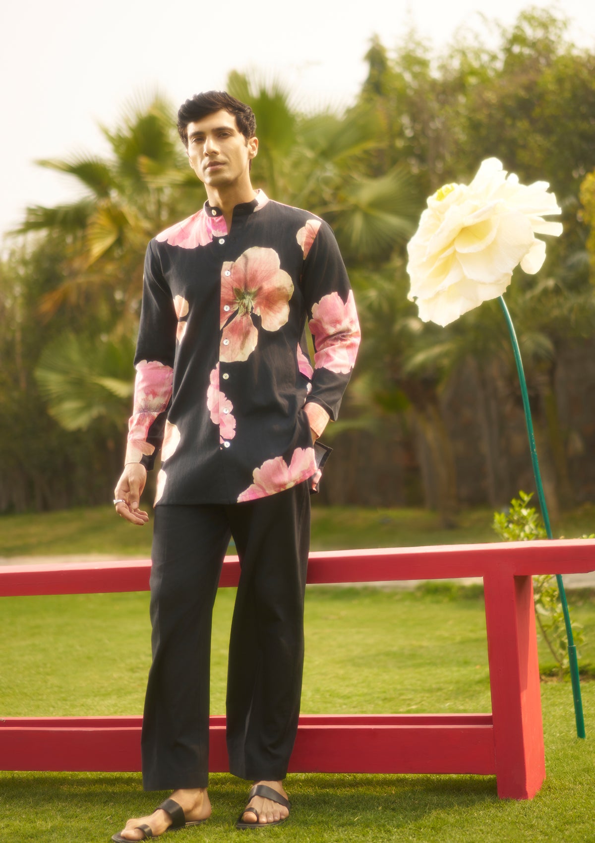 Suhani Black Shirt Kurta Set