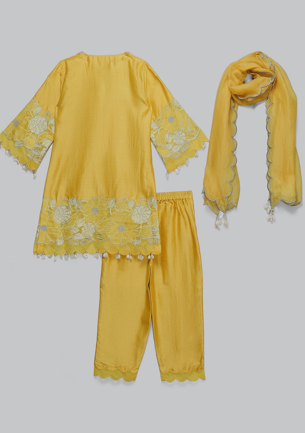 Kids Honey Applique Kurta Set