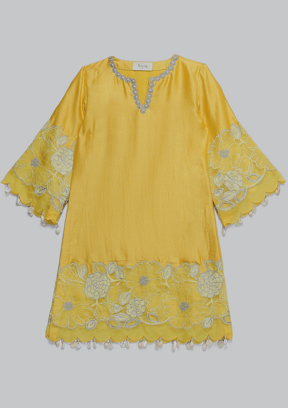 Kids Honey Applique Kurta Set