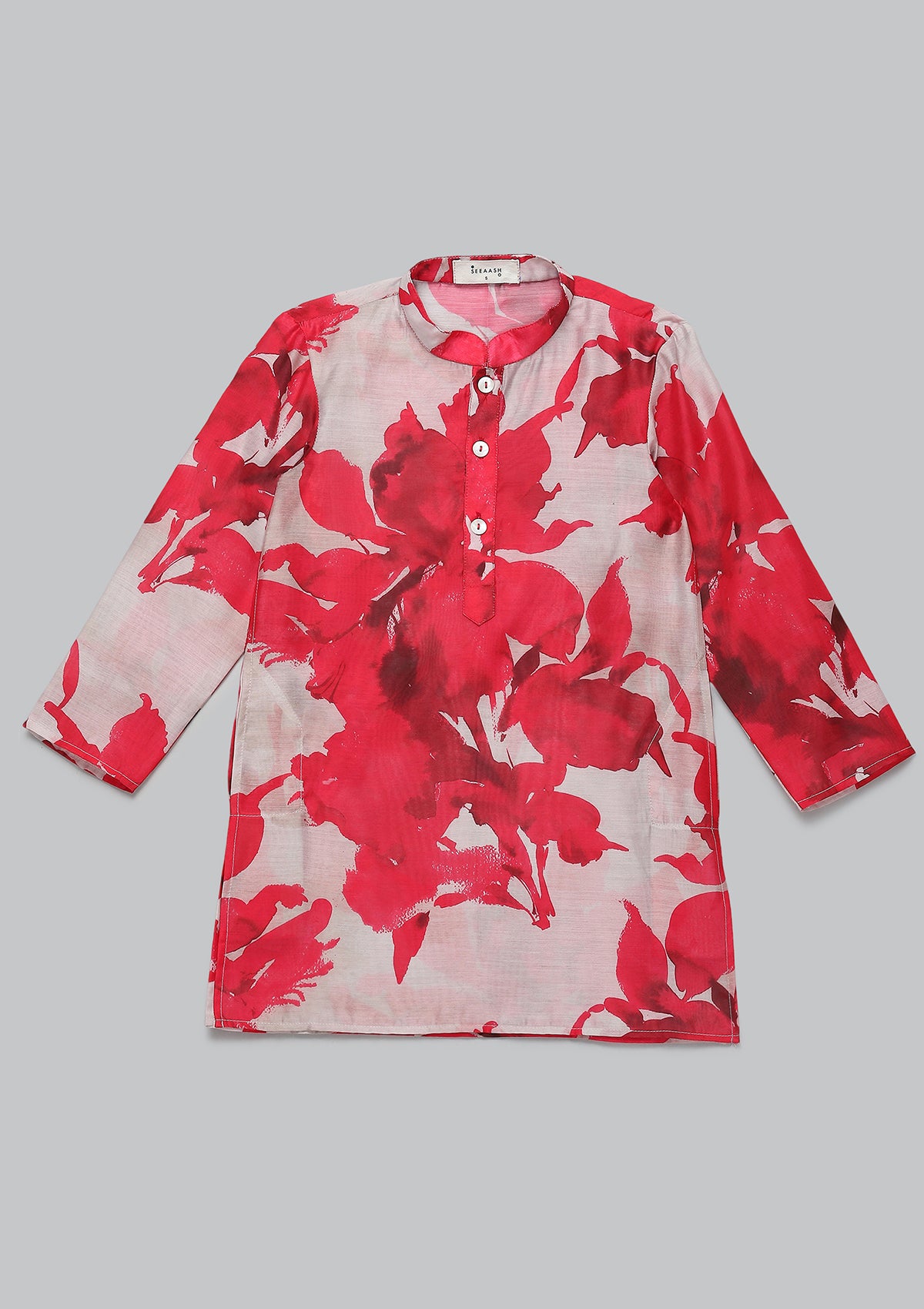 Kids Amara Fuchsia Kurta Set