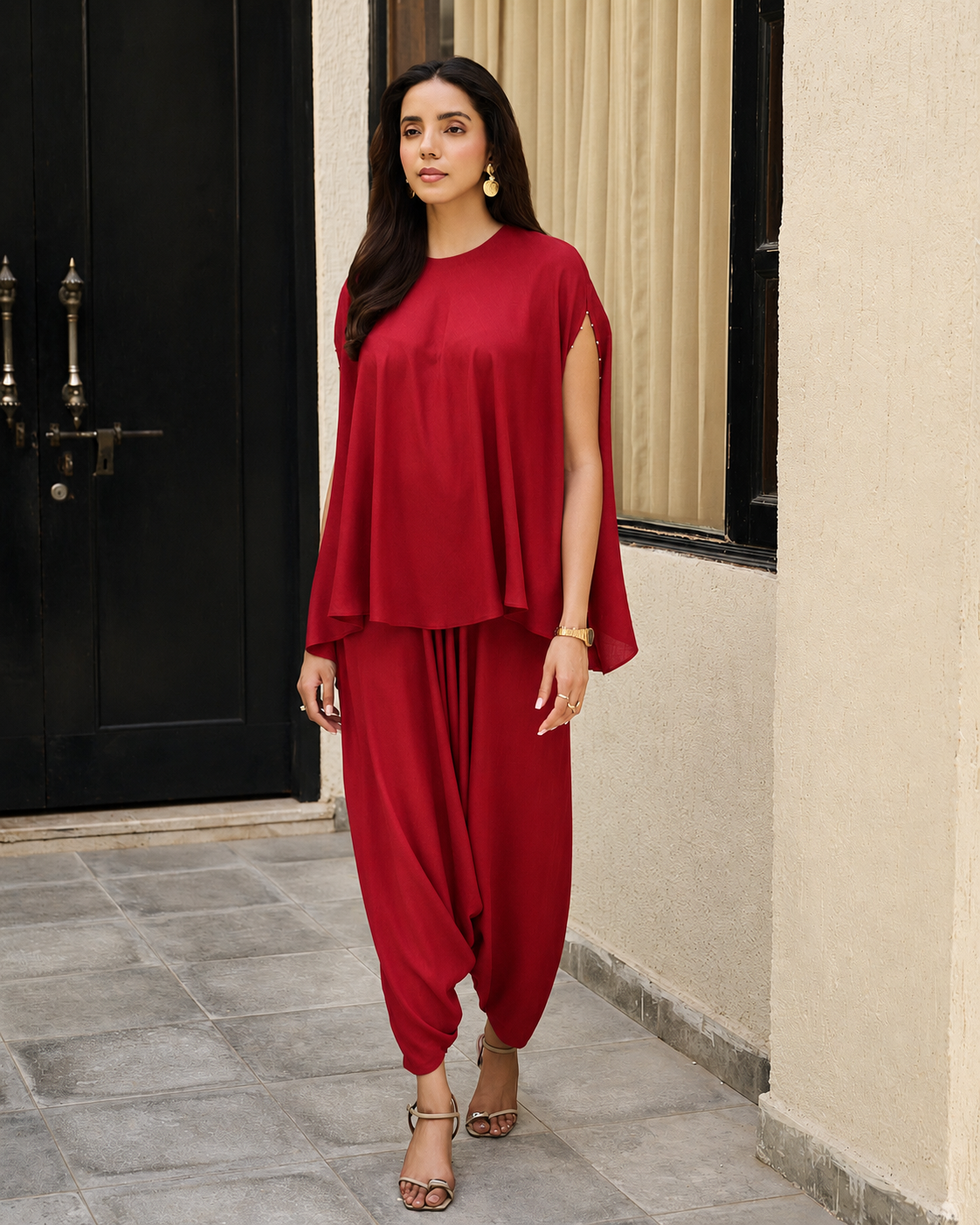 Ruby Draped Co-ord Set