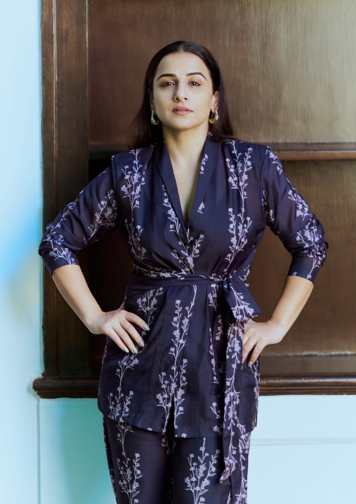 Vidya Balan in AsmIraBerry knotted blazer set