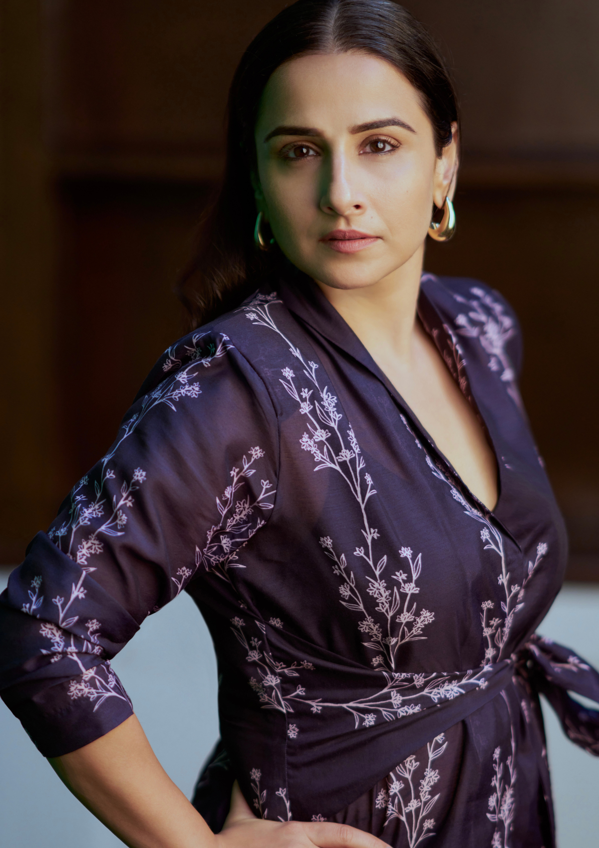 Vidya Balan in AsmIraBerry knotted blazer set