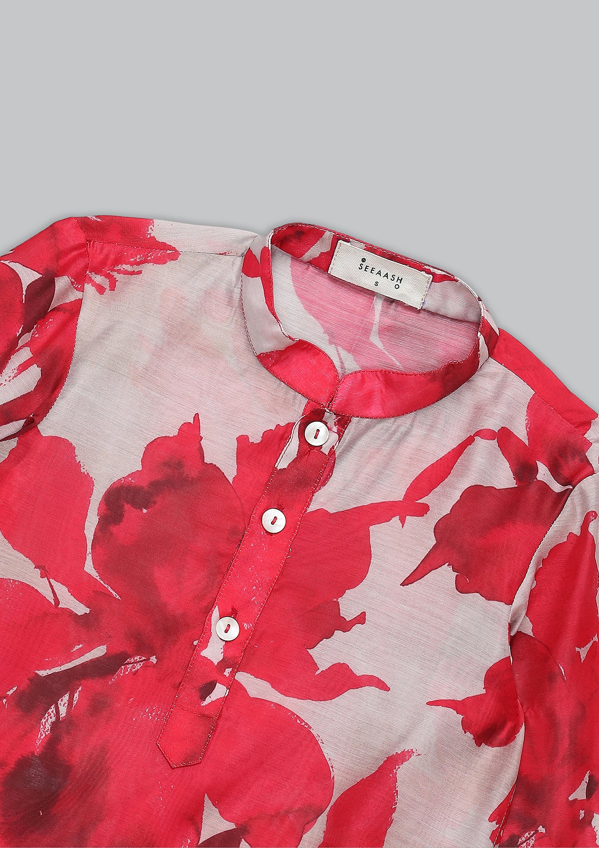 Kids Amara Fuchsia Kurta Set