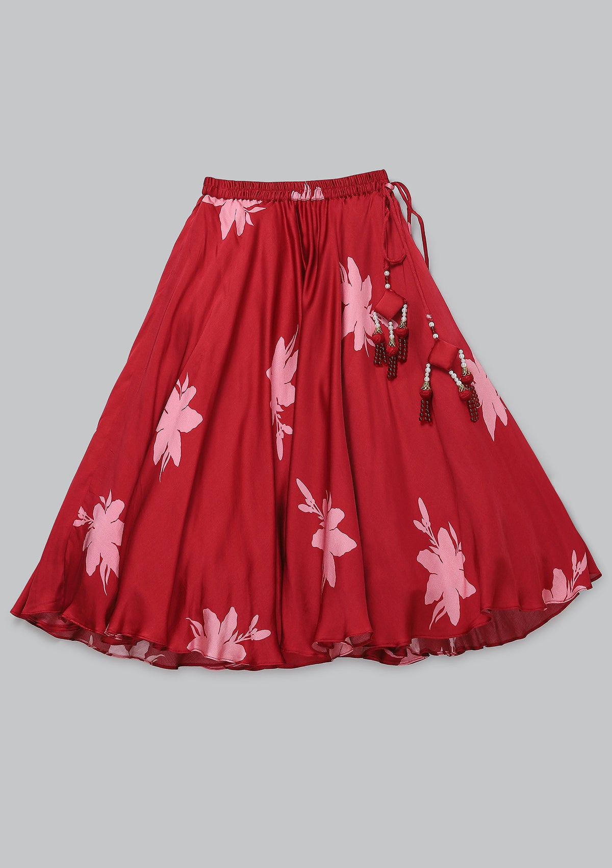 Kids Zahra Ruby Lehenga Set
