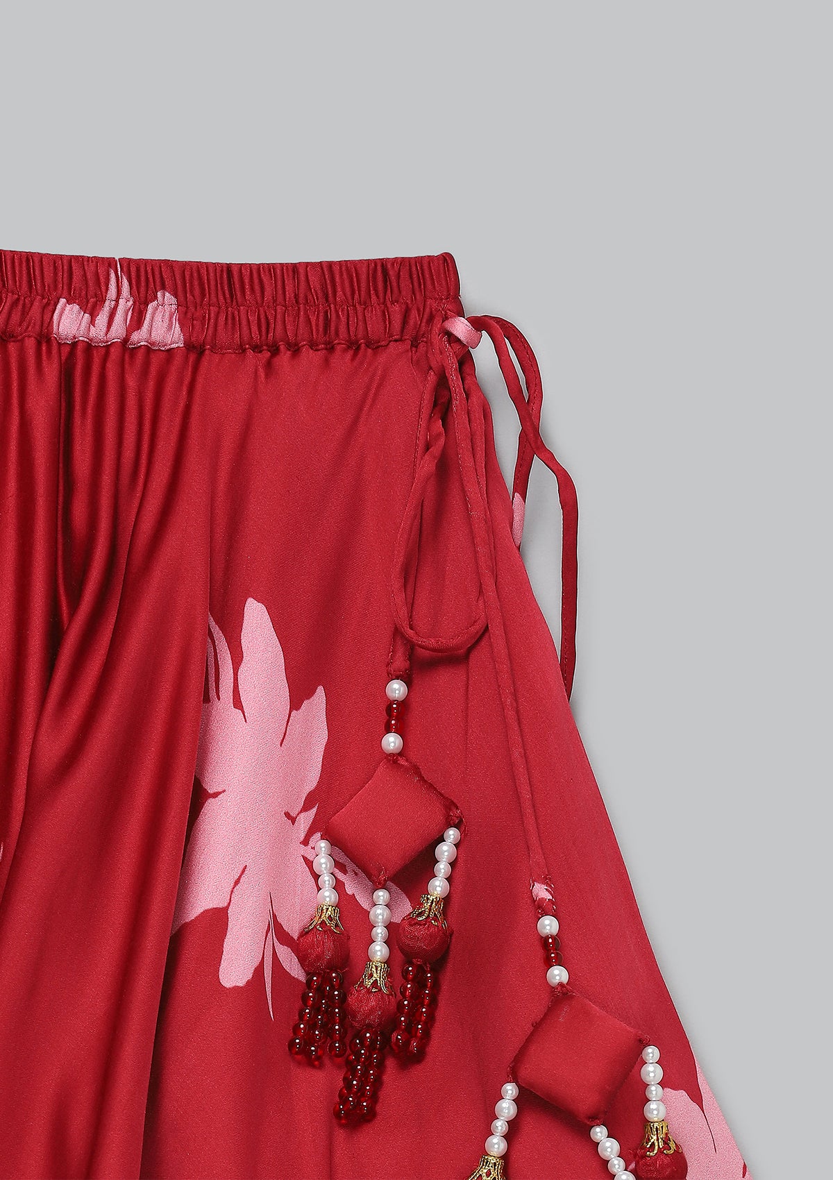 Kids Zahra Ruby Lehenga Set