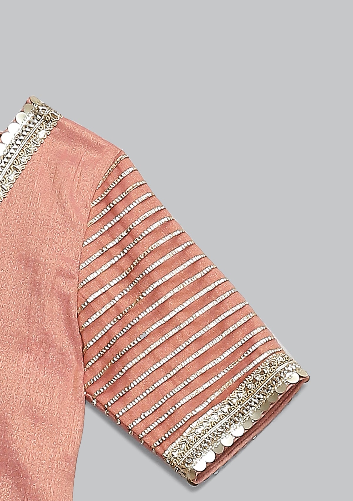 Kids Blush Gota Lehenga Set
