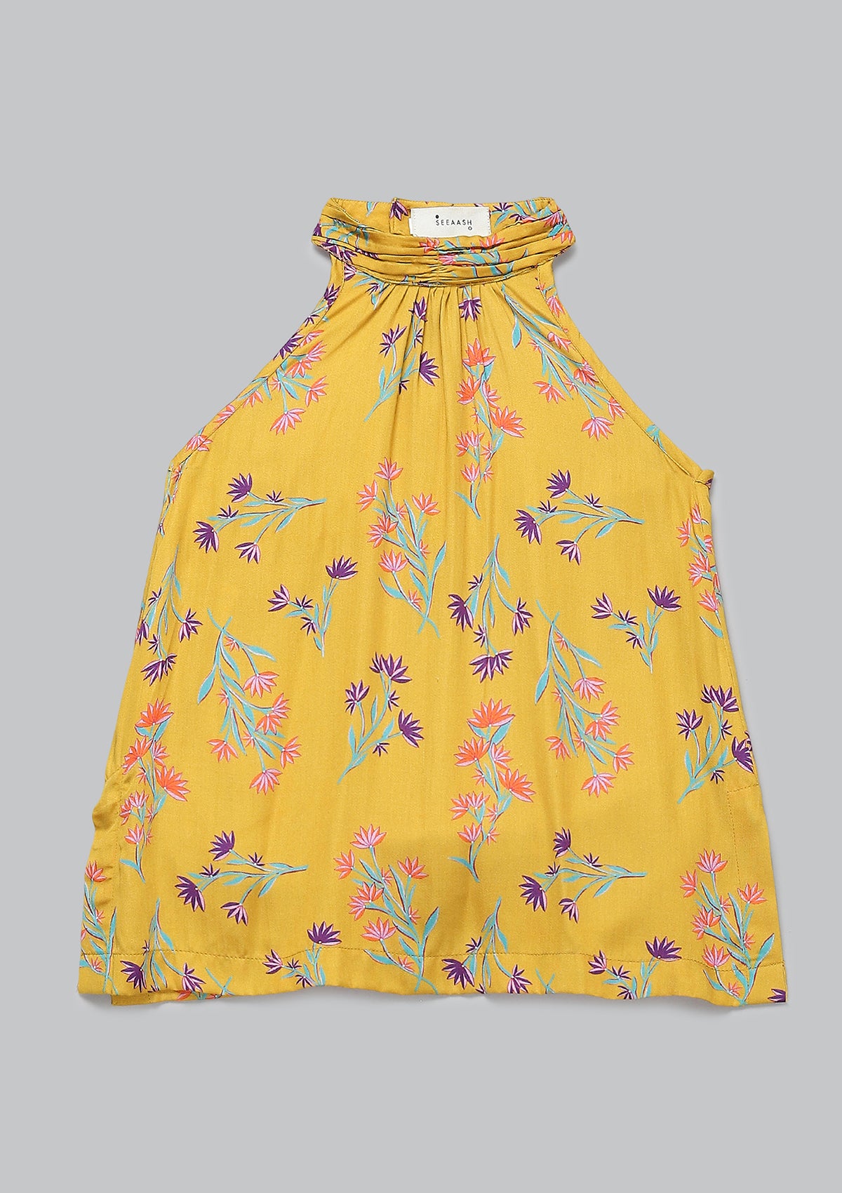 Kids Asmira Amber Halter Sharara Set