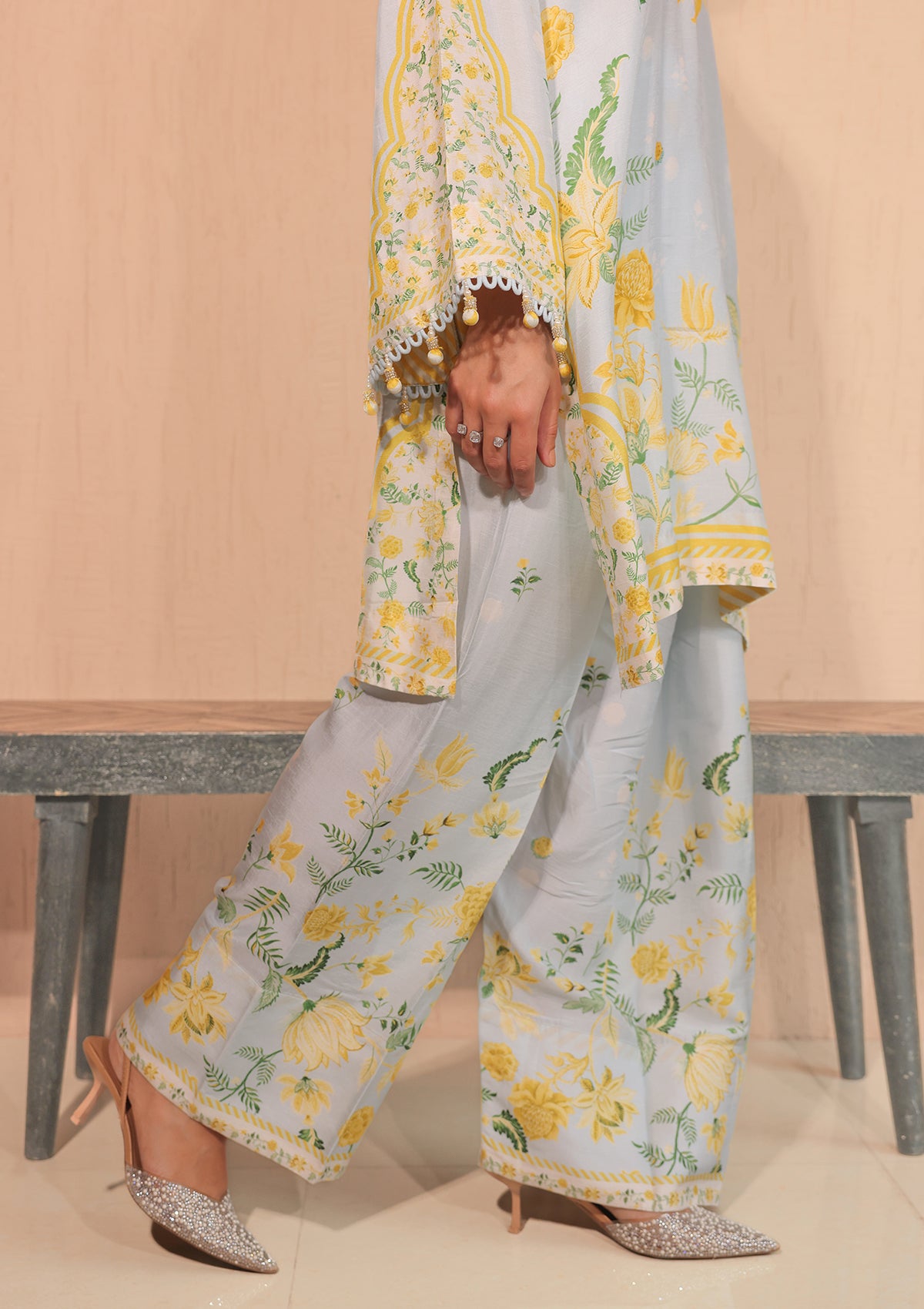 Pansy Floral Kurta Set