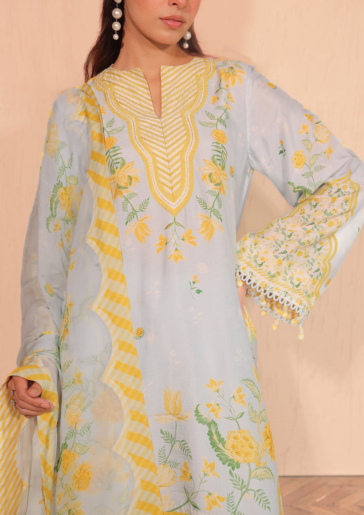 Pansy Floral Kurta Set