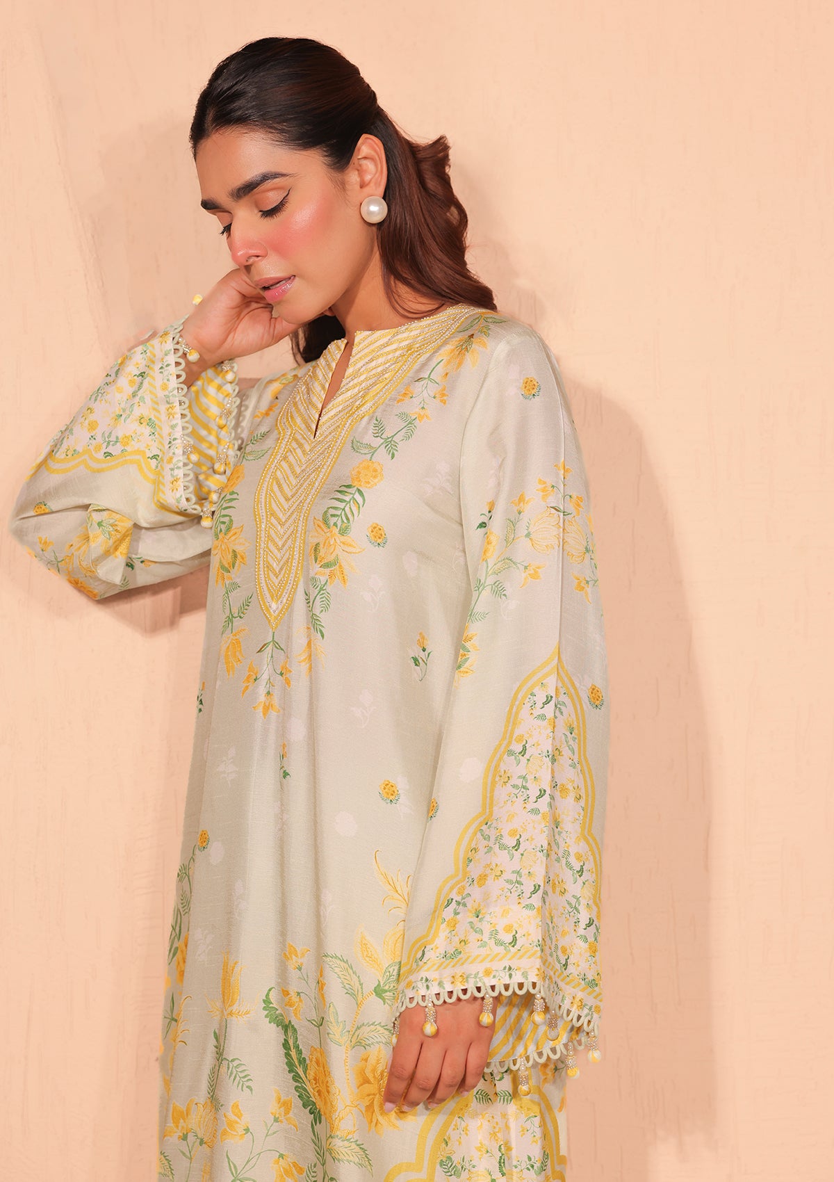 Daffodil Floral Kurta Set
