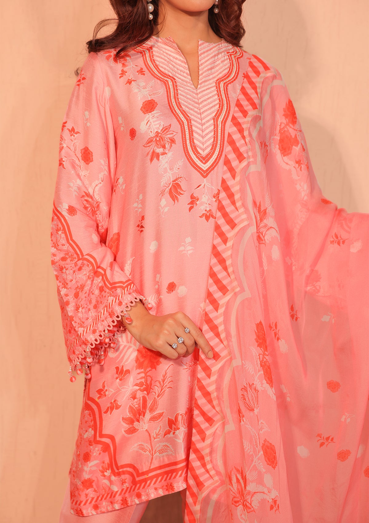 Peony Floral Kurta Set