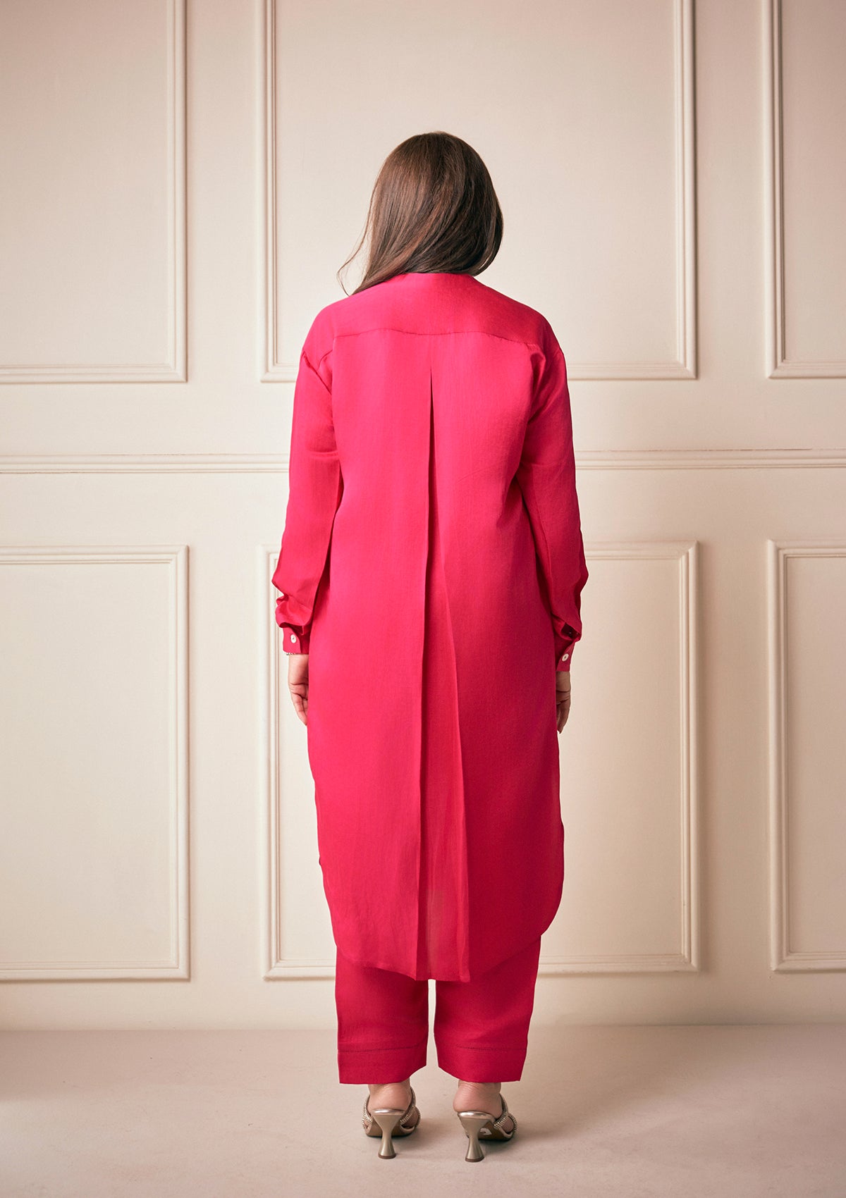 Fuchsia Jodhpur Co-ord Set