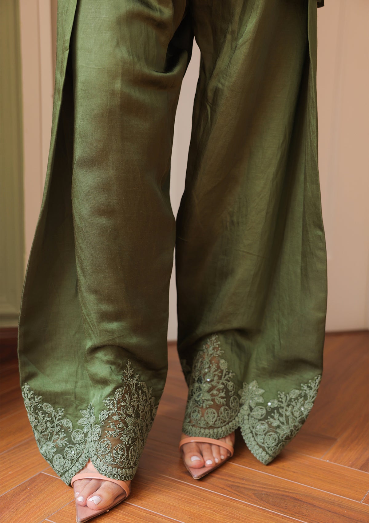 Sonali Bendre in Sage Mughal Farshi Salwar Set
