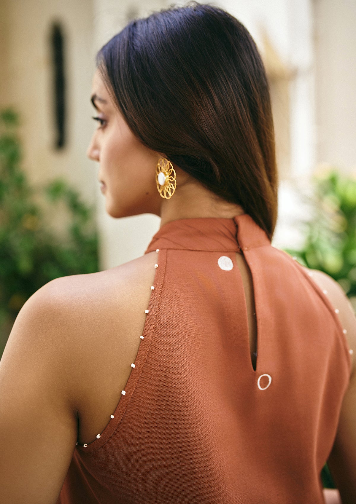Terracotta Balloon Pant Set