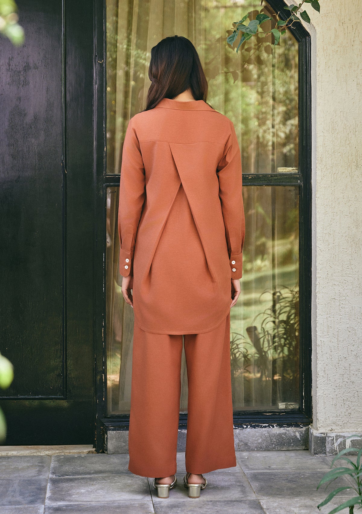 Terracotta Fringe Co-ord Set