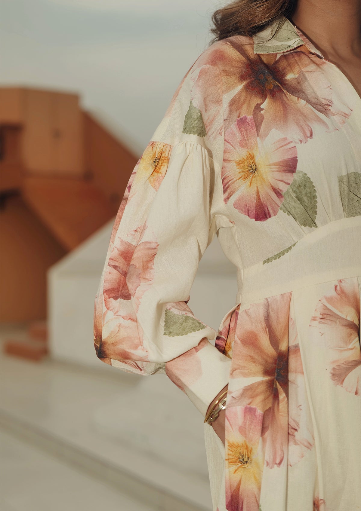 Suhani Ivory Shirt Dress