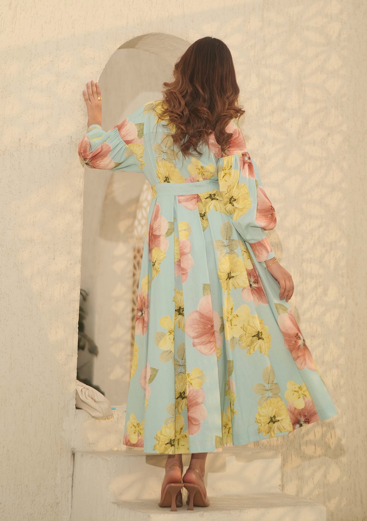 Suhani Sky Shirt Dress