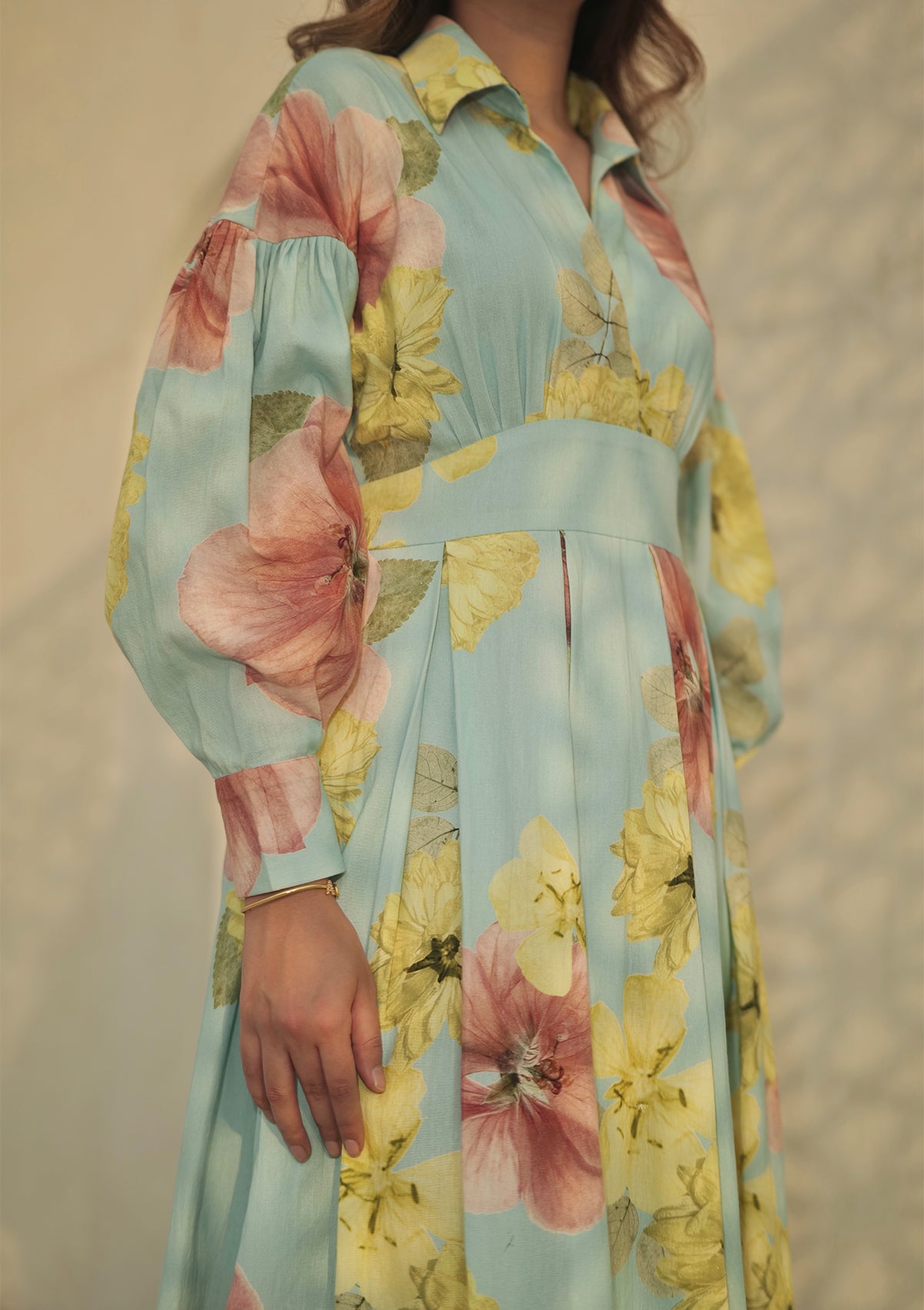 Suhani Sky Shirt Dress
