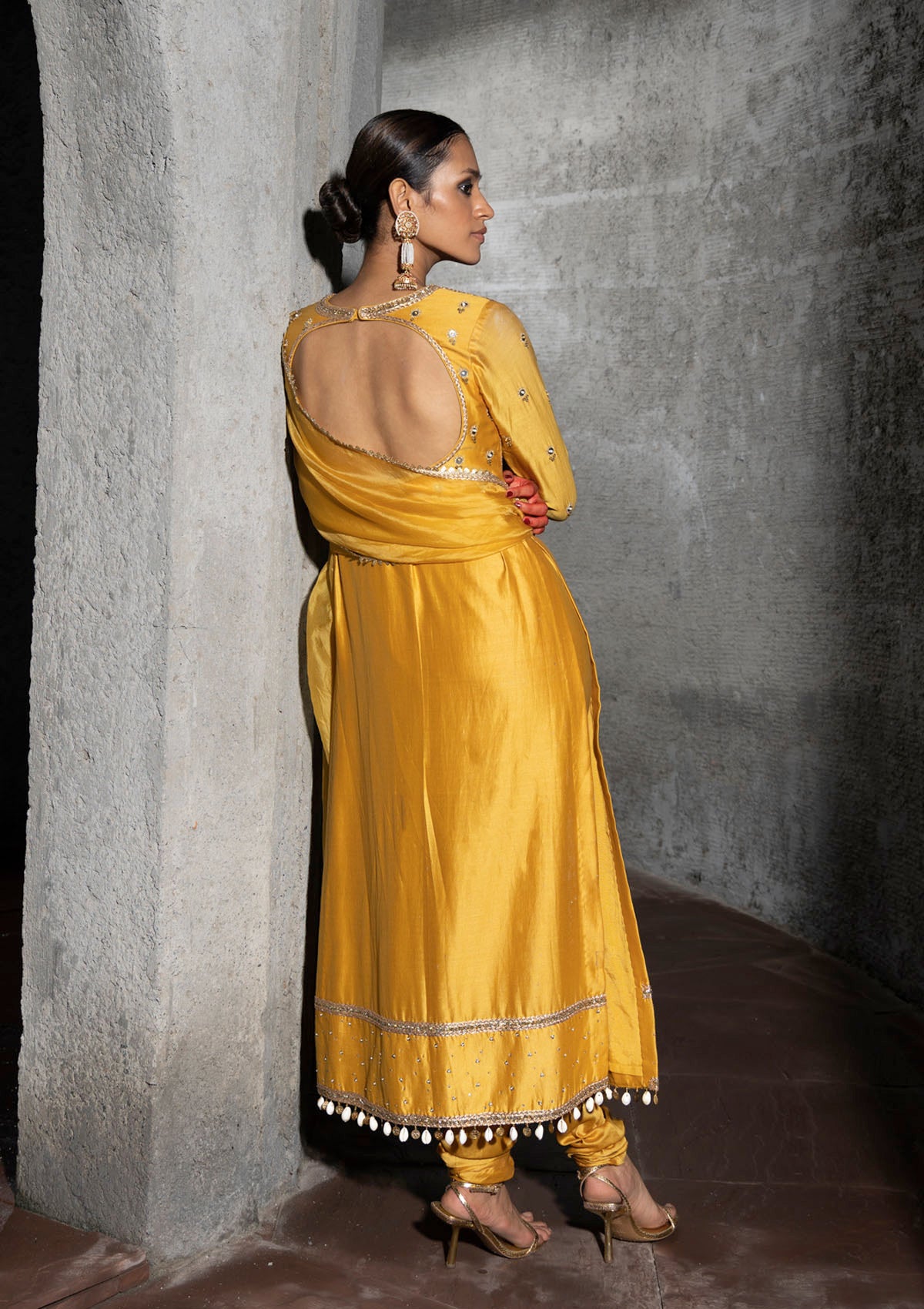 Bhumi Pednekar in Honey Kurta Set