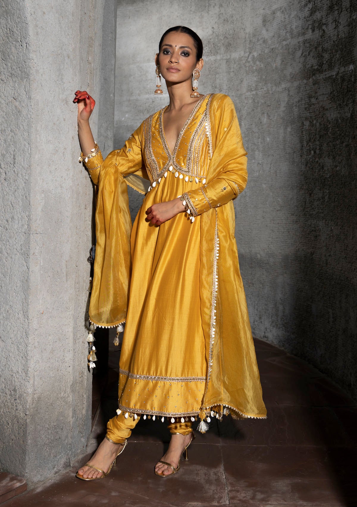 Bhumi Pednekar in Honey Kurta Set