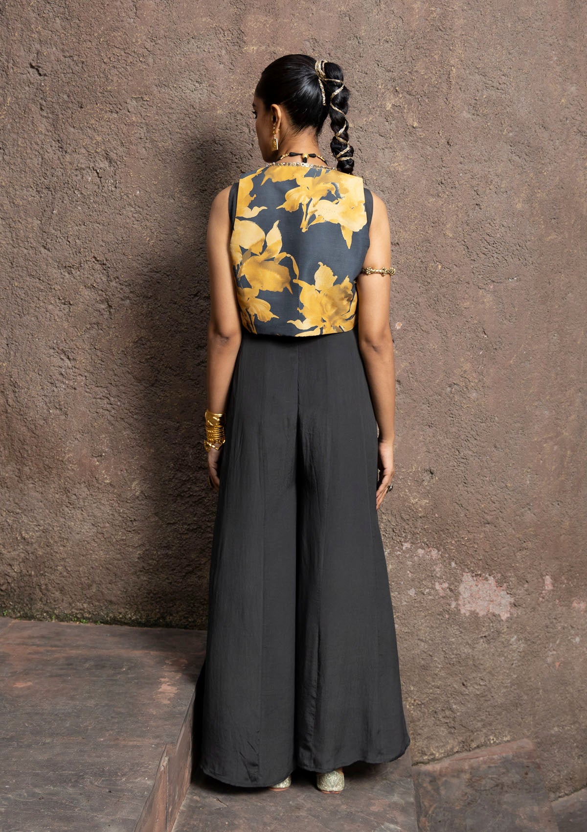 Zohra Ash Jumpsuit Set