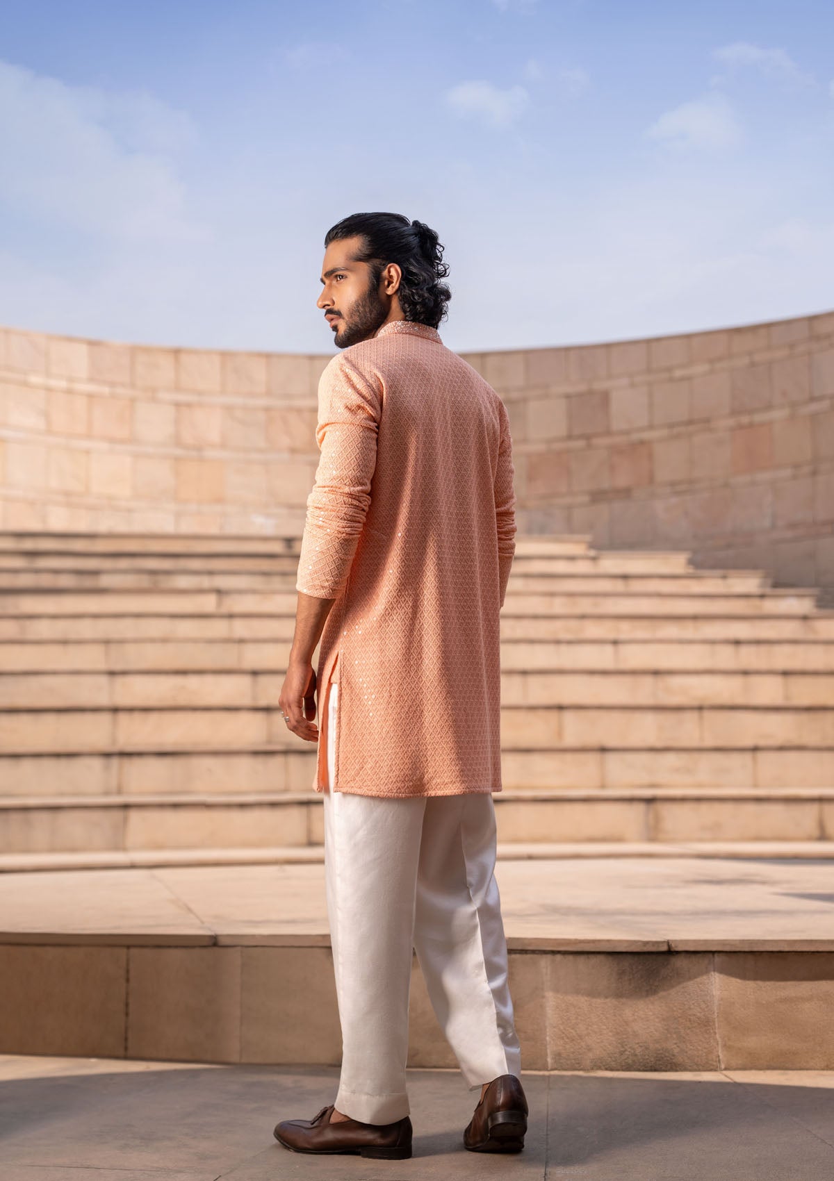 Blush Embroidered Kurta Set