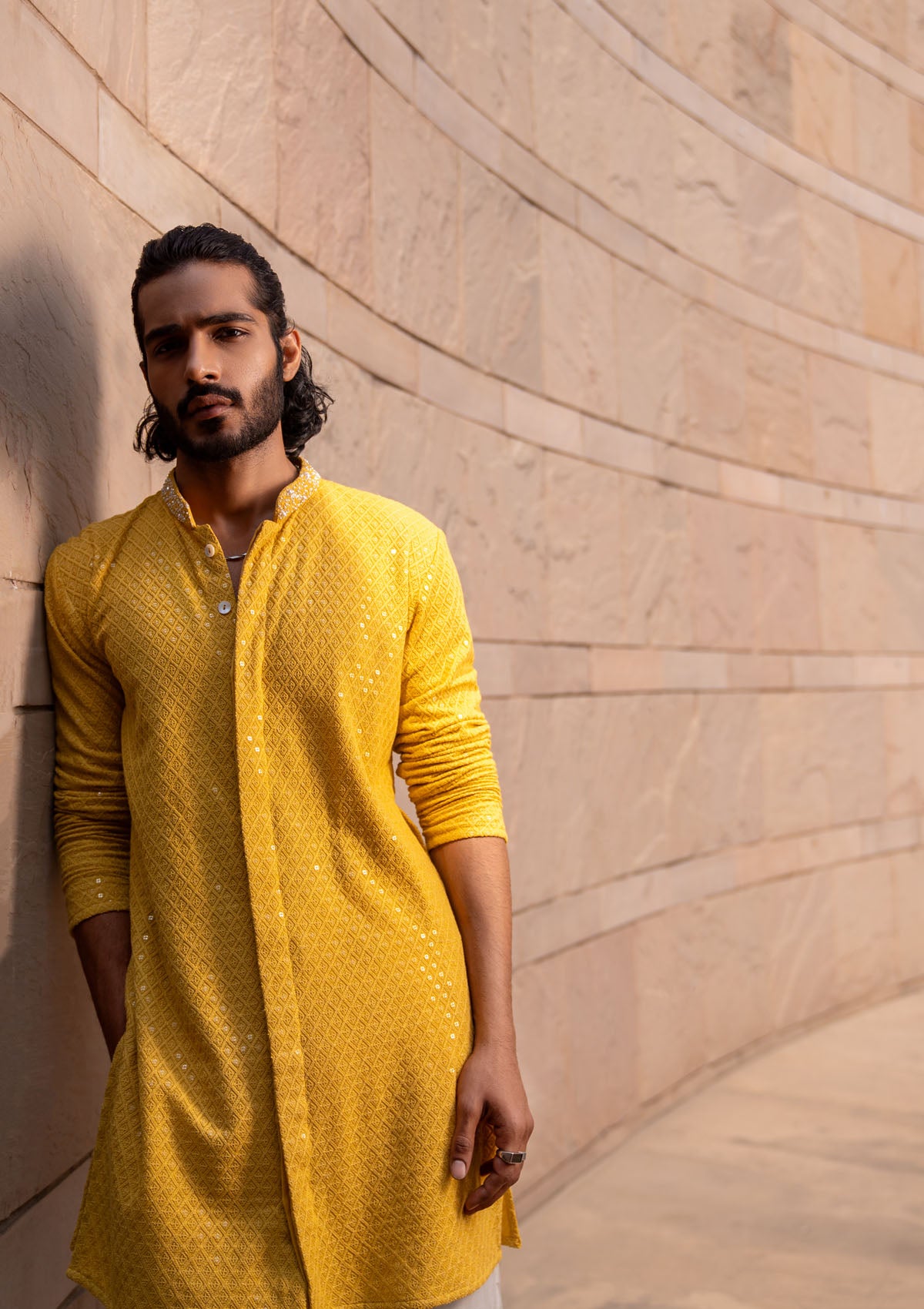 Honey Embroidered Kurta Set
