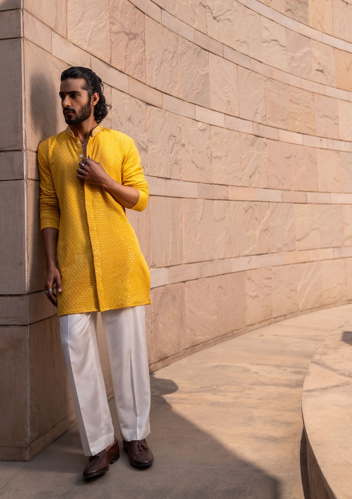 Honey Embroidered Kurta Set