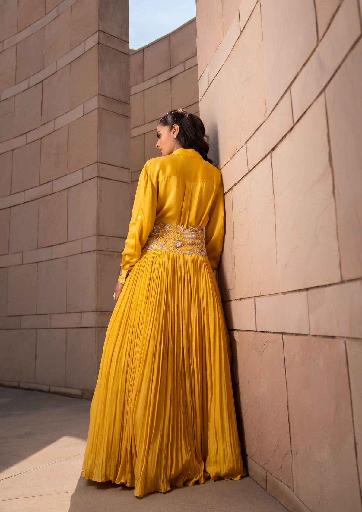 Honey Shirt and Lehenga Set