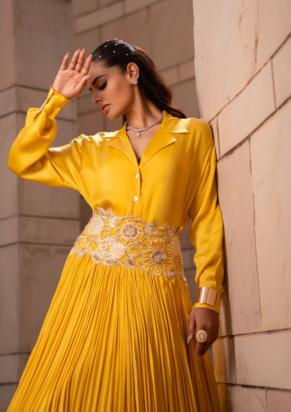 Honey Shirt and Lehenga Set