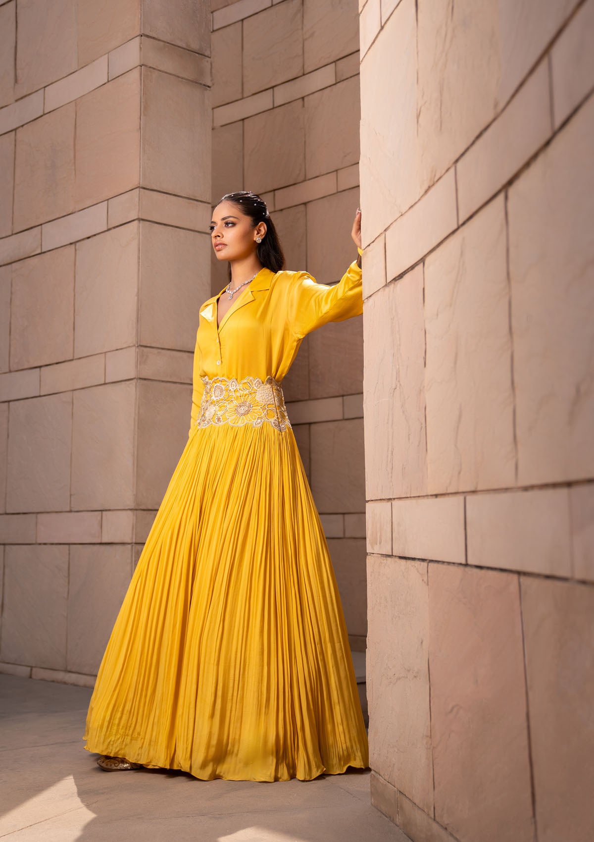 Honey Shirt and Lehenga Set