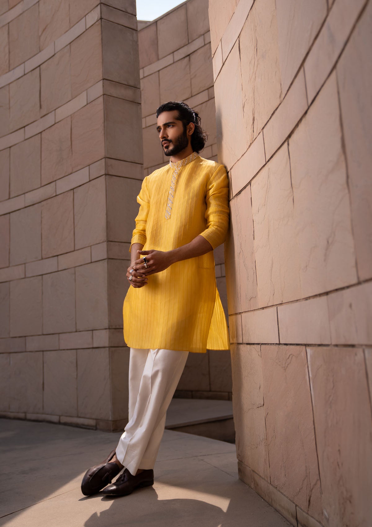 Honey Pintuck Kurta Set