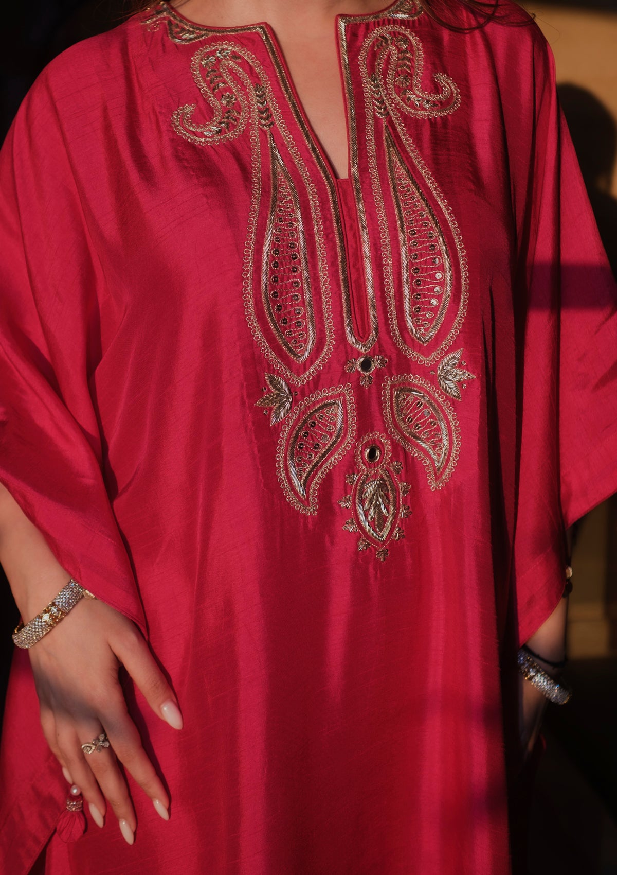 Fuchsia Afterglow Kaftan