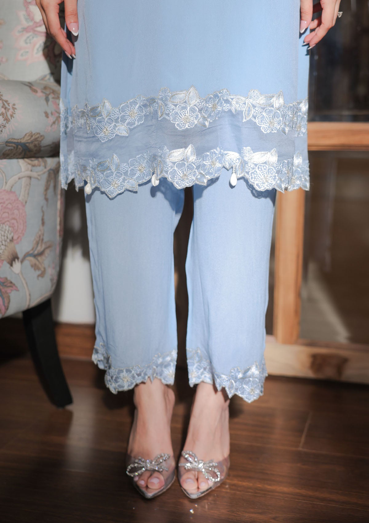 Ice Applique Tunic Set