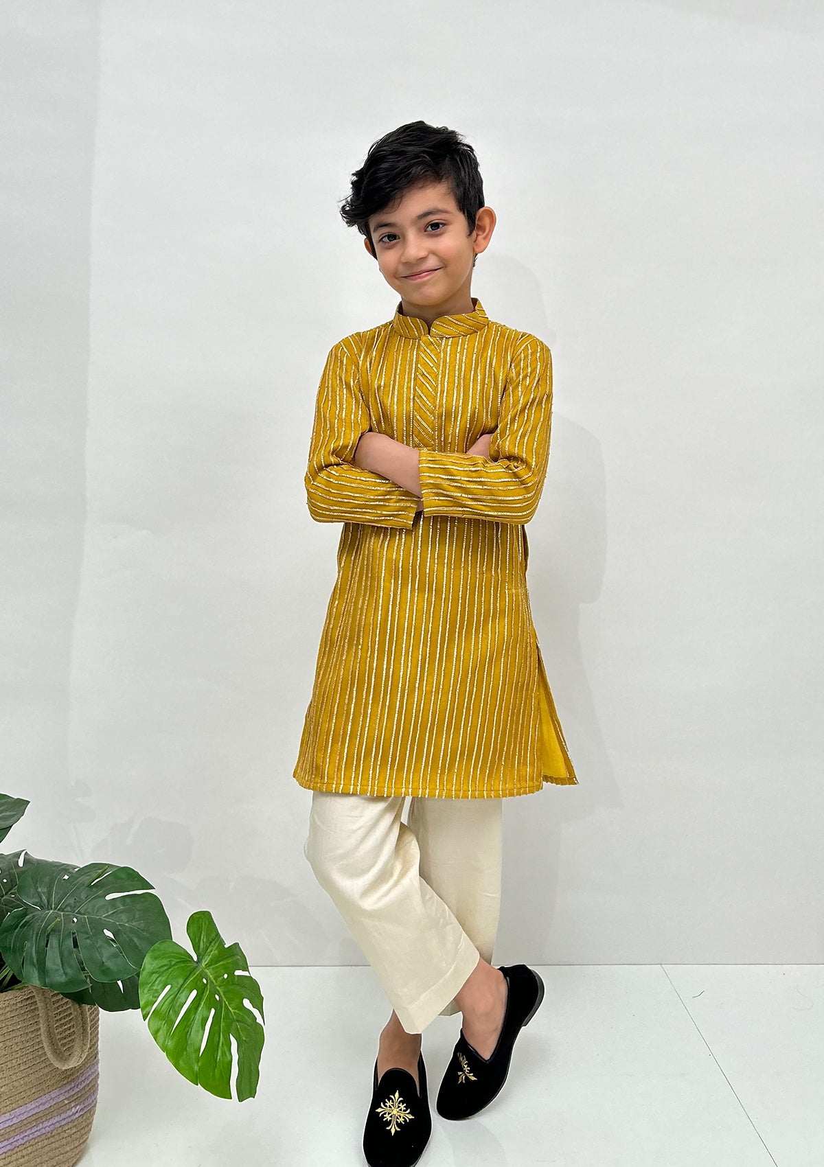 Kids Amber Gota kurta set