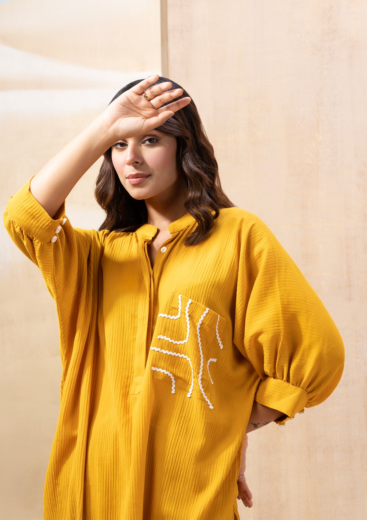 Amber Wave Kurta Set