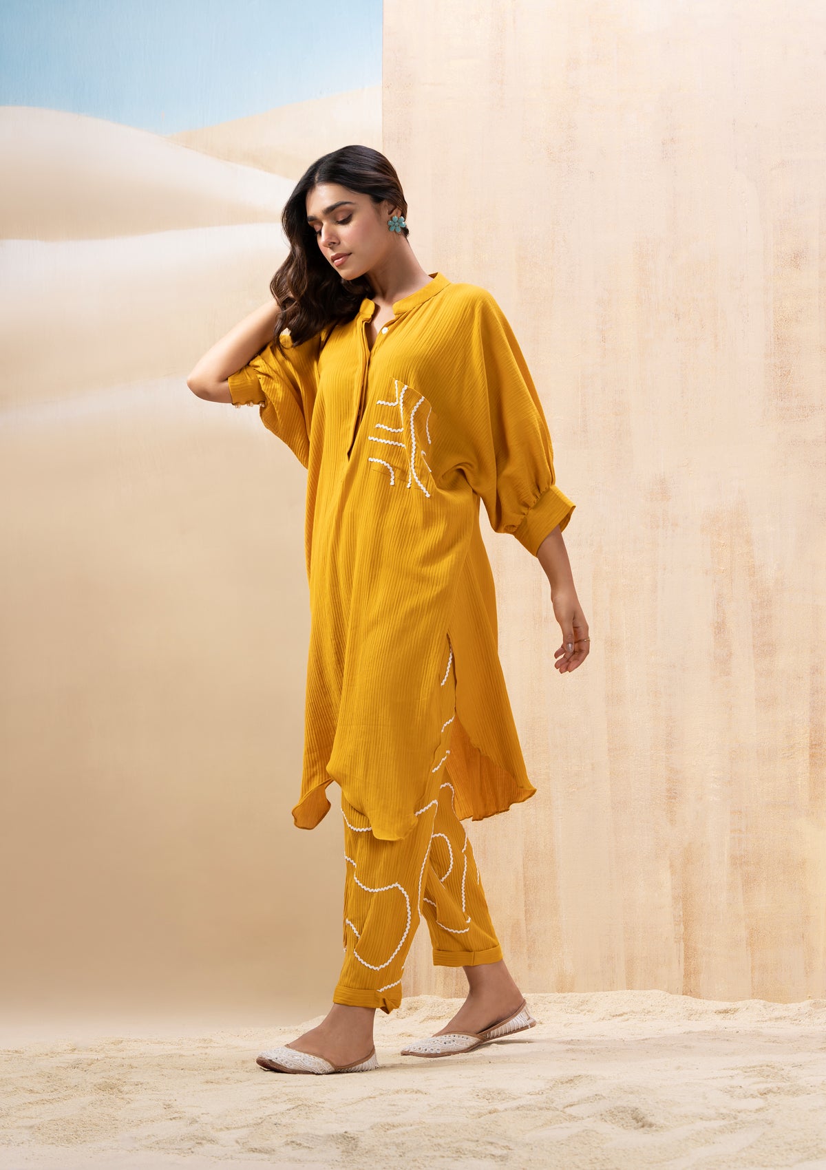 Amber Wave Kurta Set