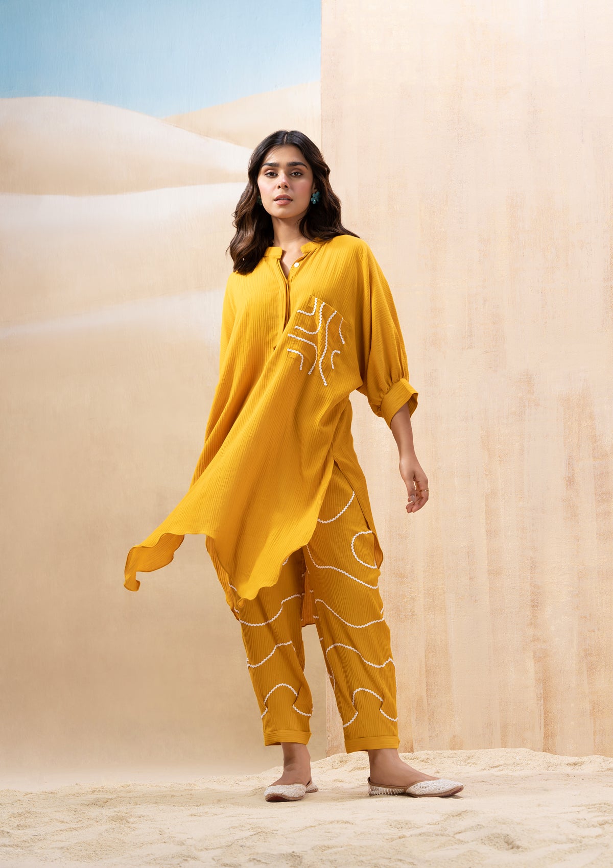 Amber Wave Kurta Set