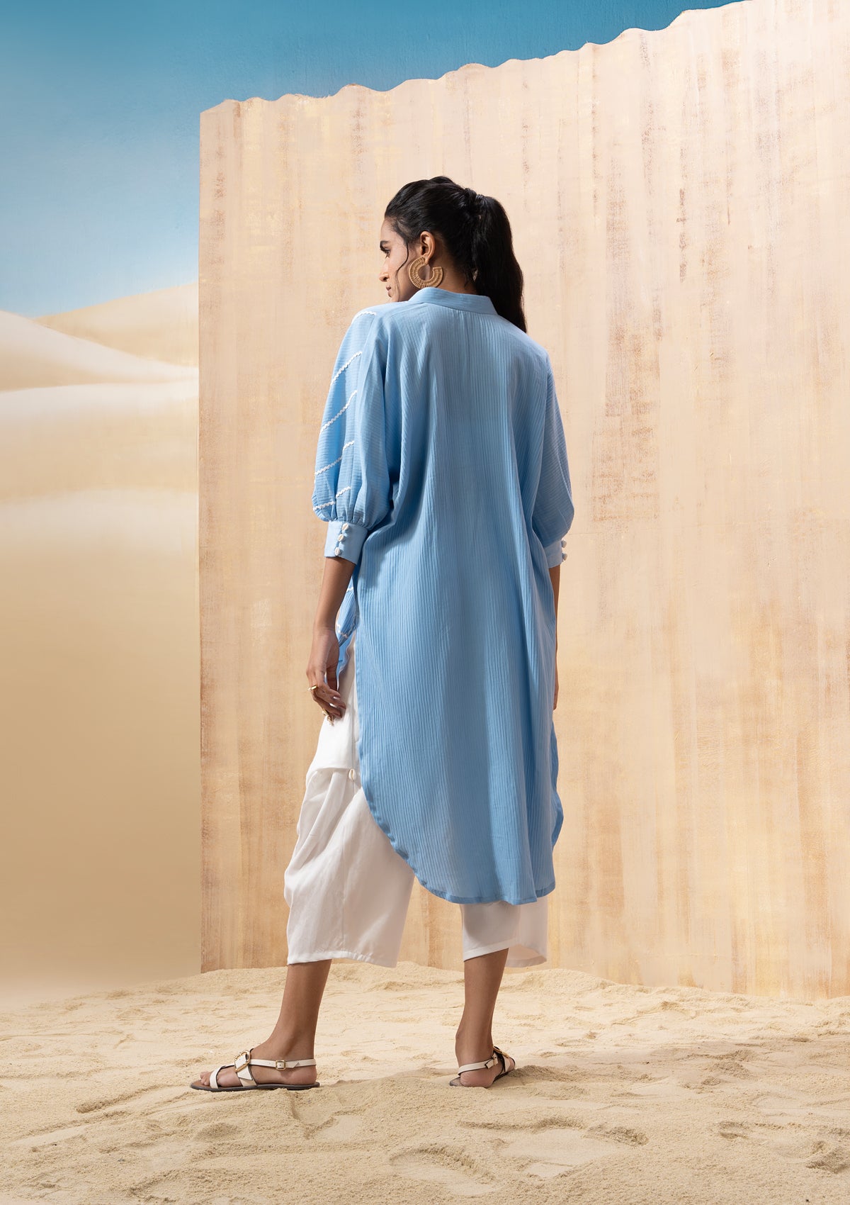Powder Blue Wave Trio Set