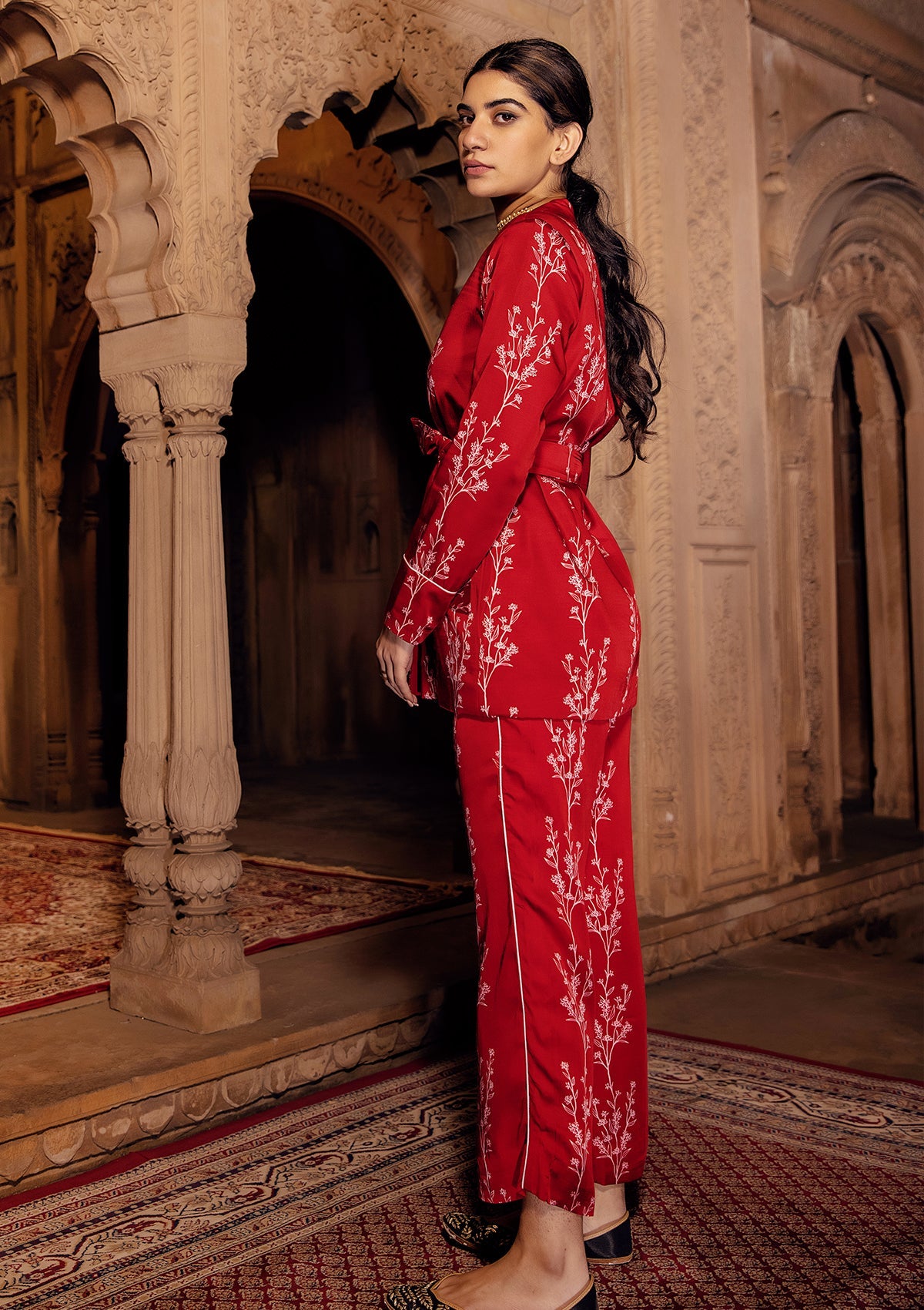 Asmira Ruby Blazer Set