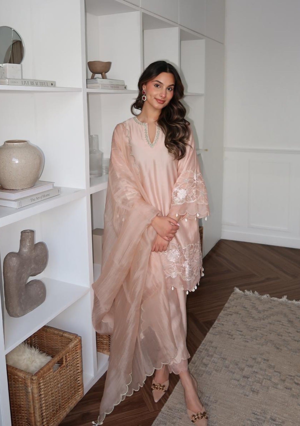 Blush Applique Duo