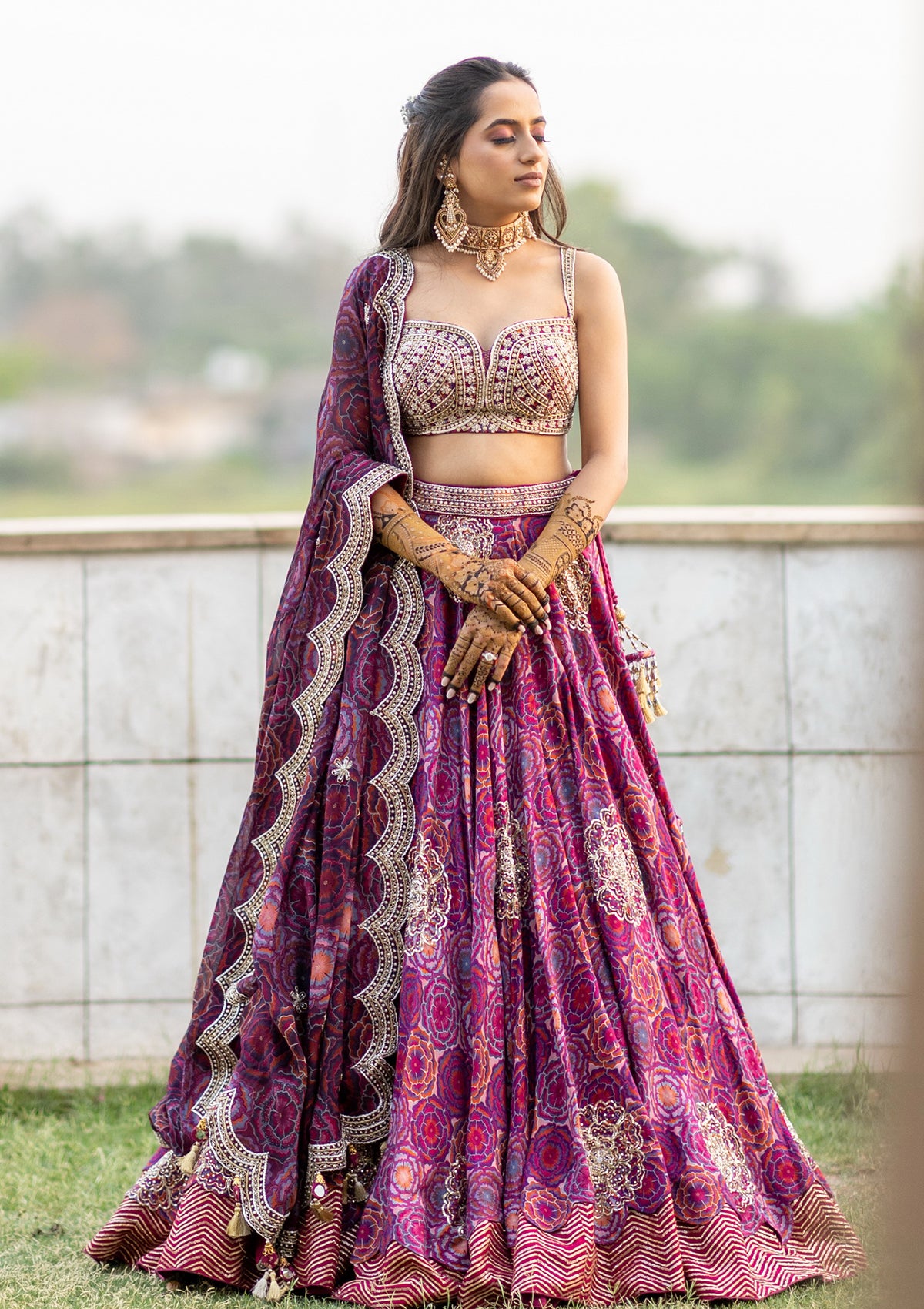 Aash' Lehenga Set (Sale) - Seeaash