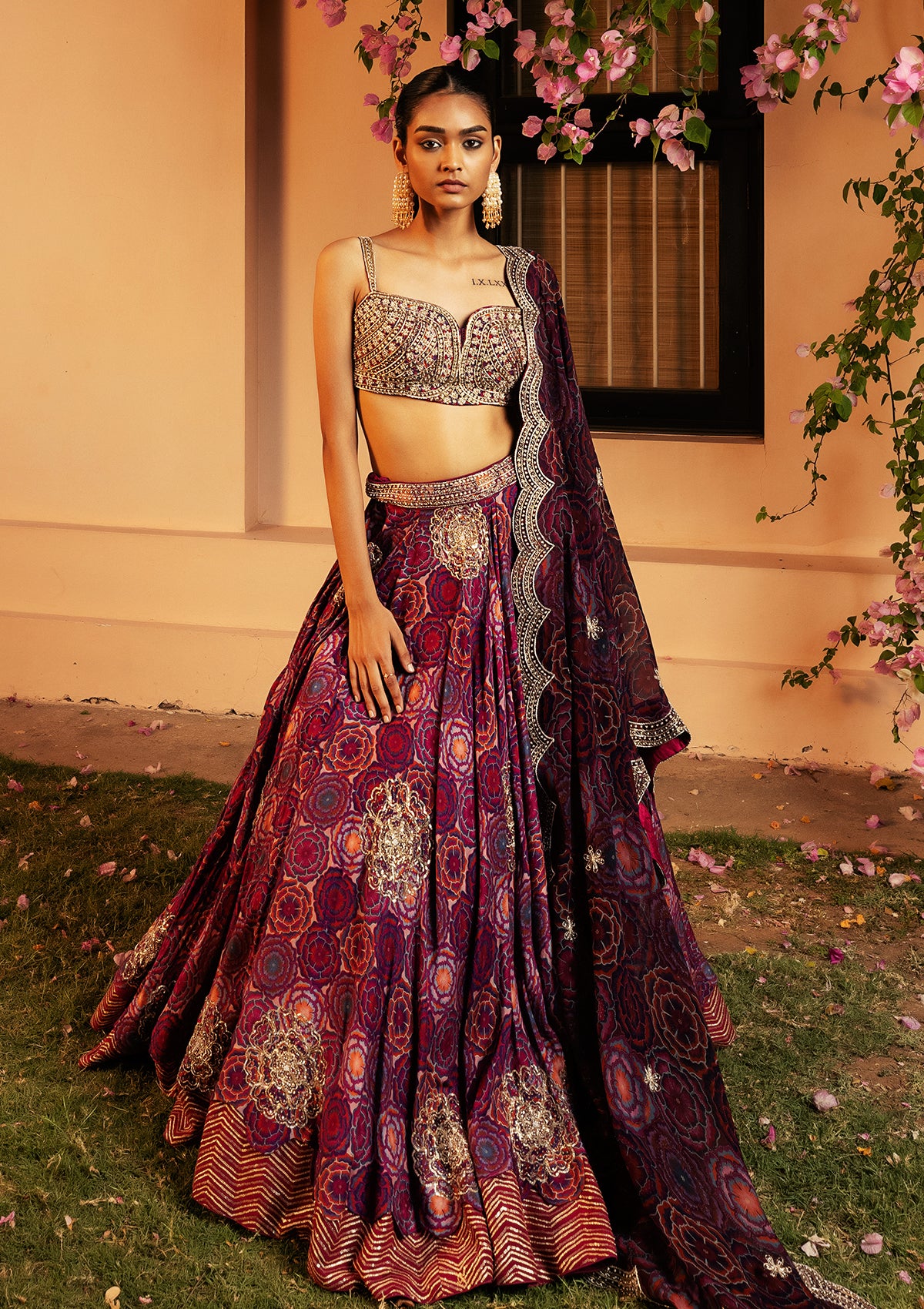 Aash' Lehenga Set (Sale) - Seeaash