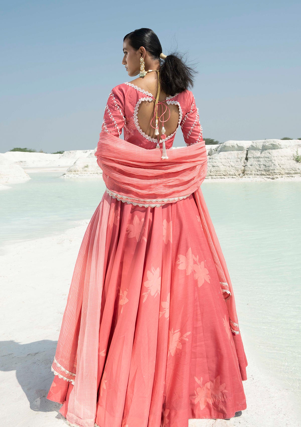 Ashna Shroff in Zahra Peony Lehenga Set - Seeaash